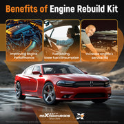3.6L Head Gasket and Timing Chain Kit for 2011 Dodge Charger Flex-Fuel