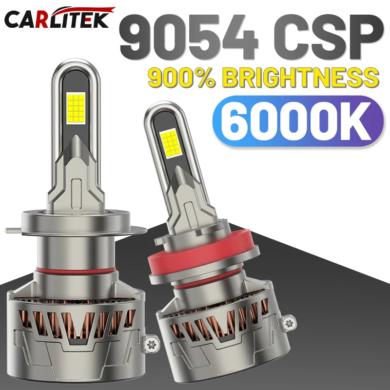 H1/H4/H7/H11/H27/9005 LED Headlight Bulb – 6000K, CANBUS