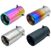 Universal Carbon-Fiber & Stainless Steel Exhaust Tip, 70/76mm