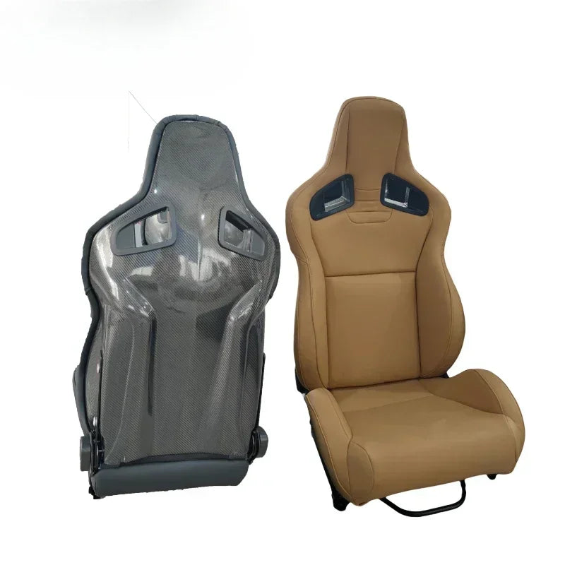 2-Piece Adjustable Racing Seat Set – PVC & Shell Options