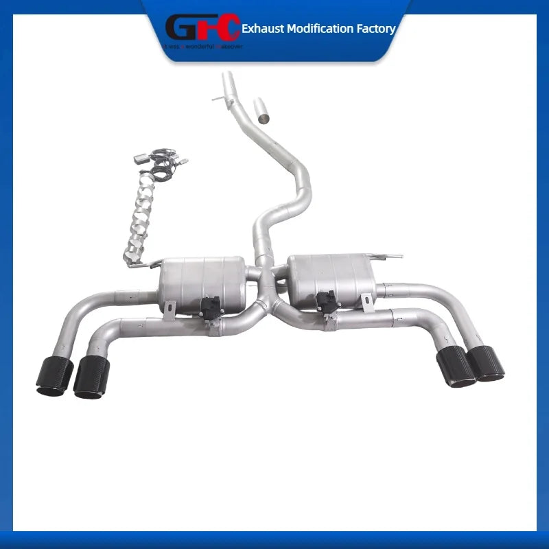 Catback Valvetronic Exhaust System for Volkswagen Tiguan Tayron Kodiaq 2.0T 4wd