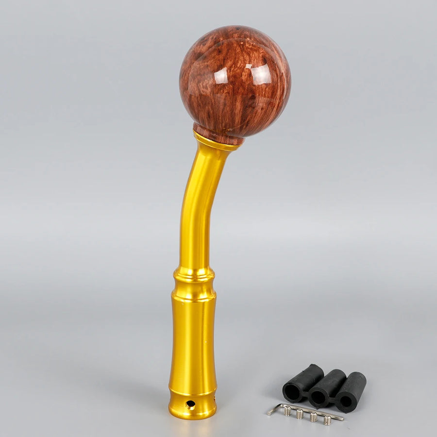 Universal Peach-wood-style Manual Gear Shift Knob