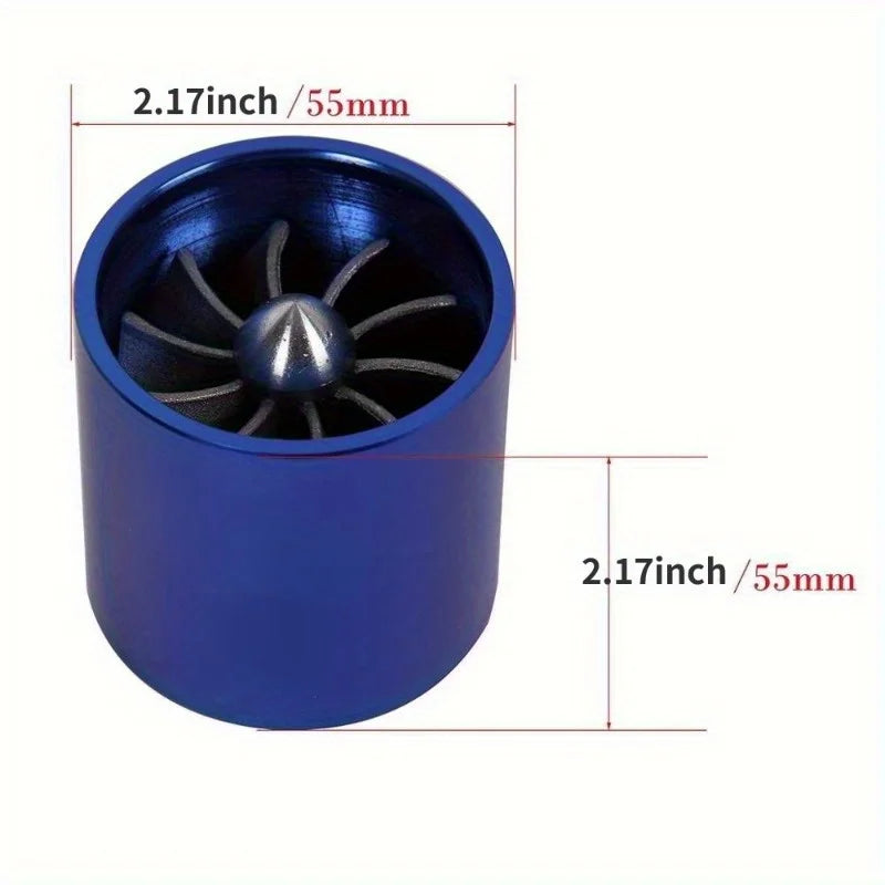 55 mm Single-Fan Air-Intake Turbine Insert – Blue