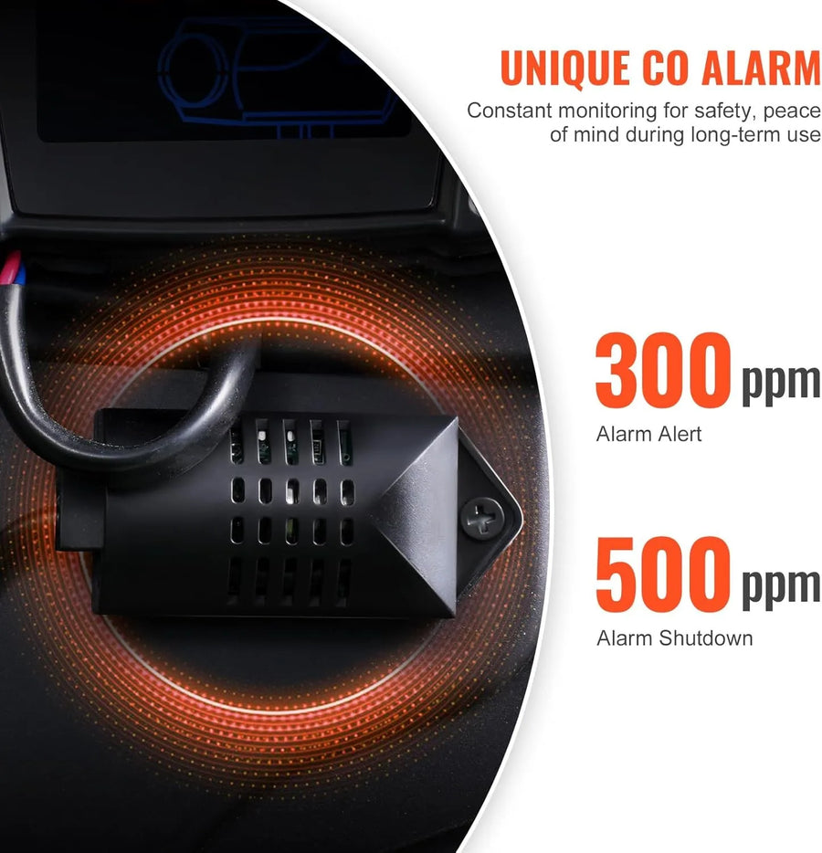 For Car RV 8KW Diesel Air Heater All in one 12V 24V Bluetooth APP Remote 110V