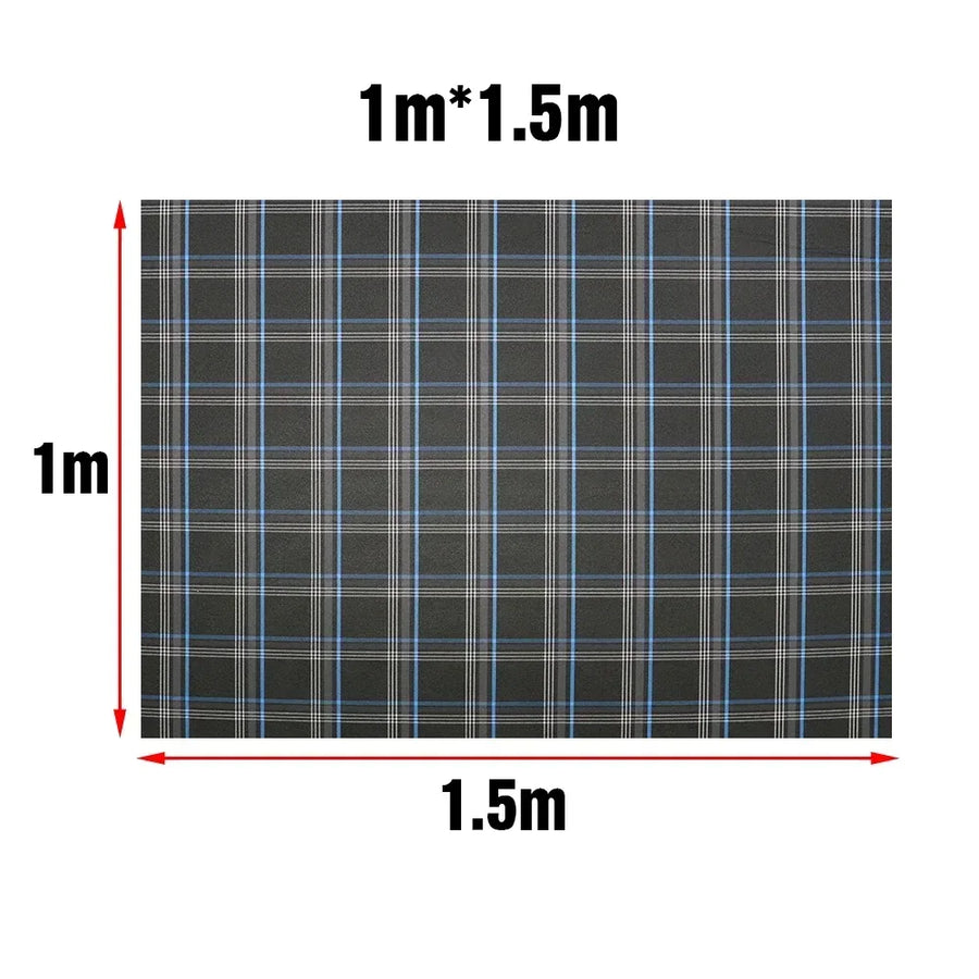 Volkswagen Golf GTI-Style Plaid Upholstery Fabric – 1.5 m Wide