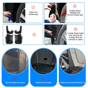 Honda Civic Sedan Front & Rear Splash Guard Set – 2006–2011