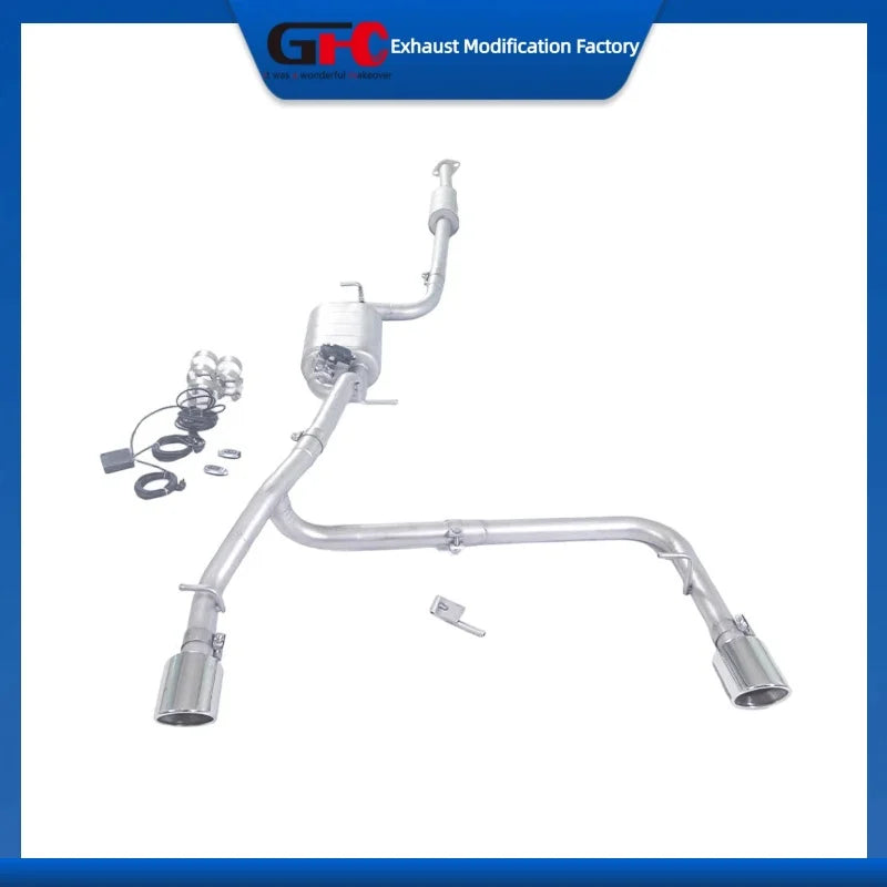 Stainless Steel Valved Cat-Back Exhaust System for Ford Focus 2005-2014