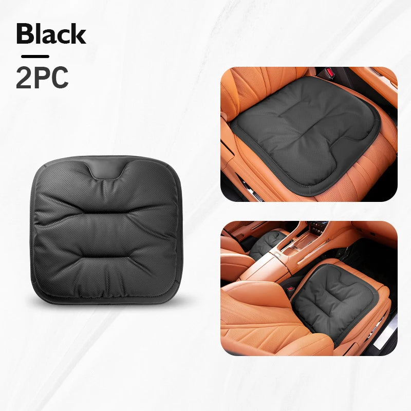 Universal Leather-look Car Seat Cover and Cushion Set