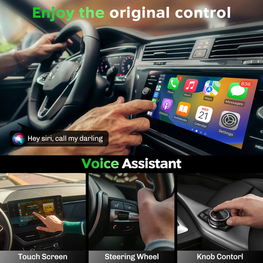 Wireless CarPlay Adapter Dongle with Bluetooth 5.2