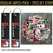 Yamaha JDM Motorcycle Vinyl Sticker Pack – Regular & Holographic Sets