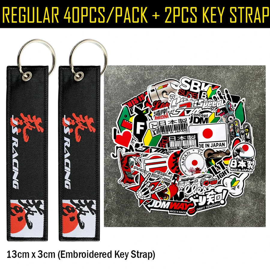 Yamaha JDM Motorcycle Vinyl Sticker Pack – Regular & Holographic Sets