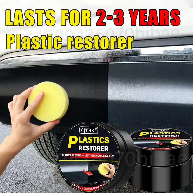 Automotive Plastic and Leather Restorer – Back-to-Black Gloss Treatment
