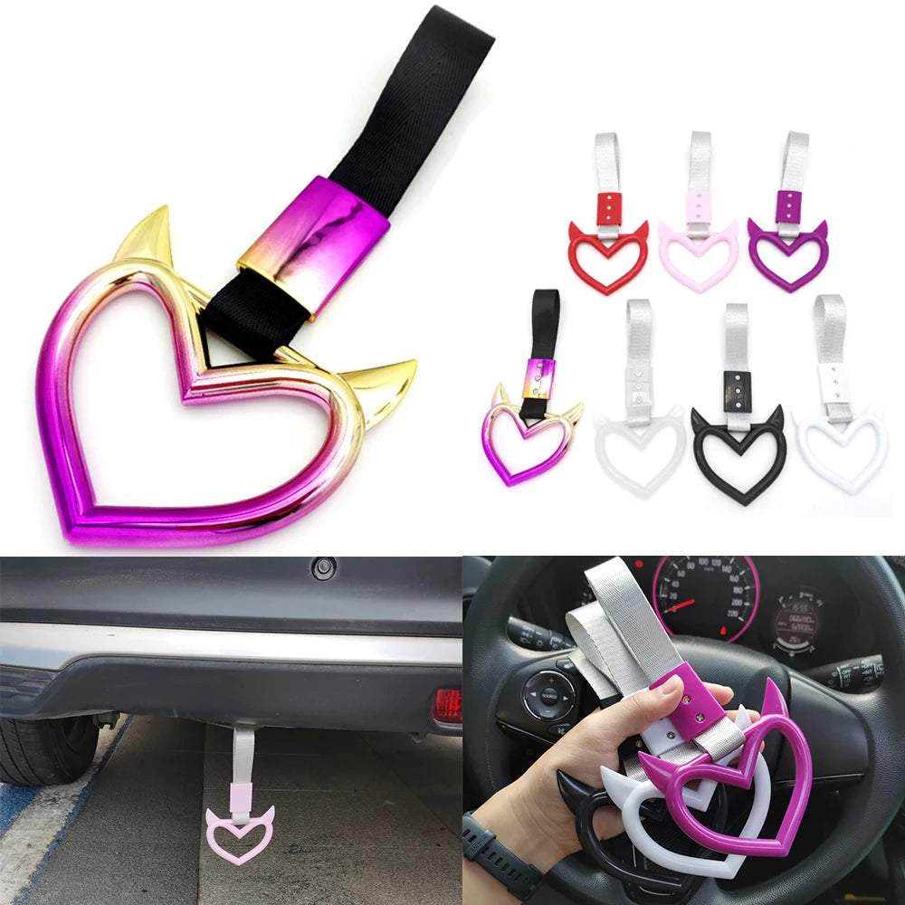 Heart Tsurikawa JDM Car Charm