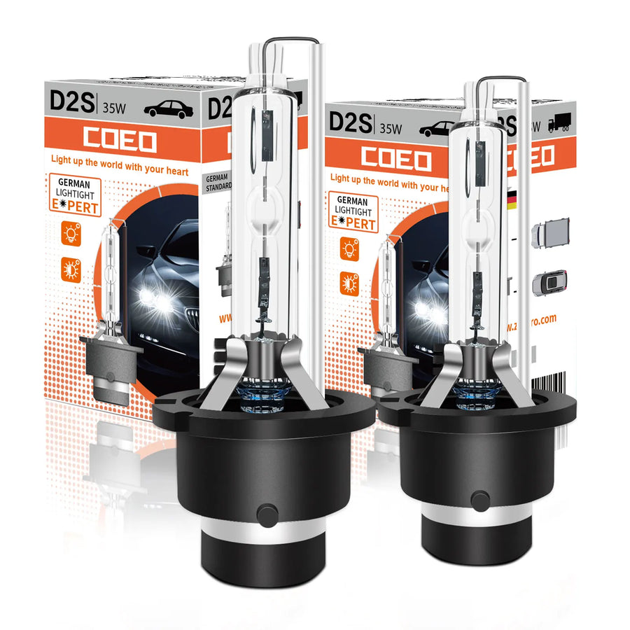 2-Piece D1S/D2S/D3S/D4S HID Xenon Headlight Bulb – 6000K