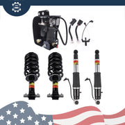 Front Strut, Rear Shock & Air Compressor Kit for Escalade, Tahoe & Yukon 2015-2020