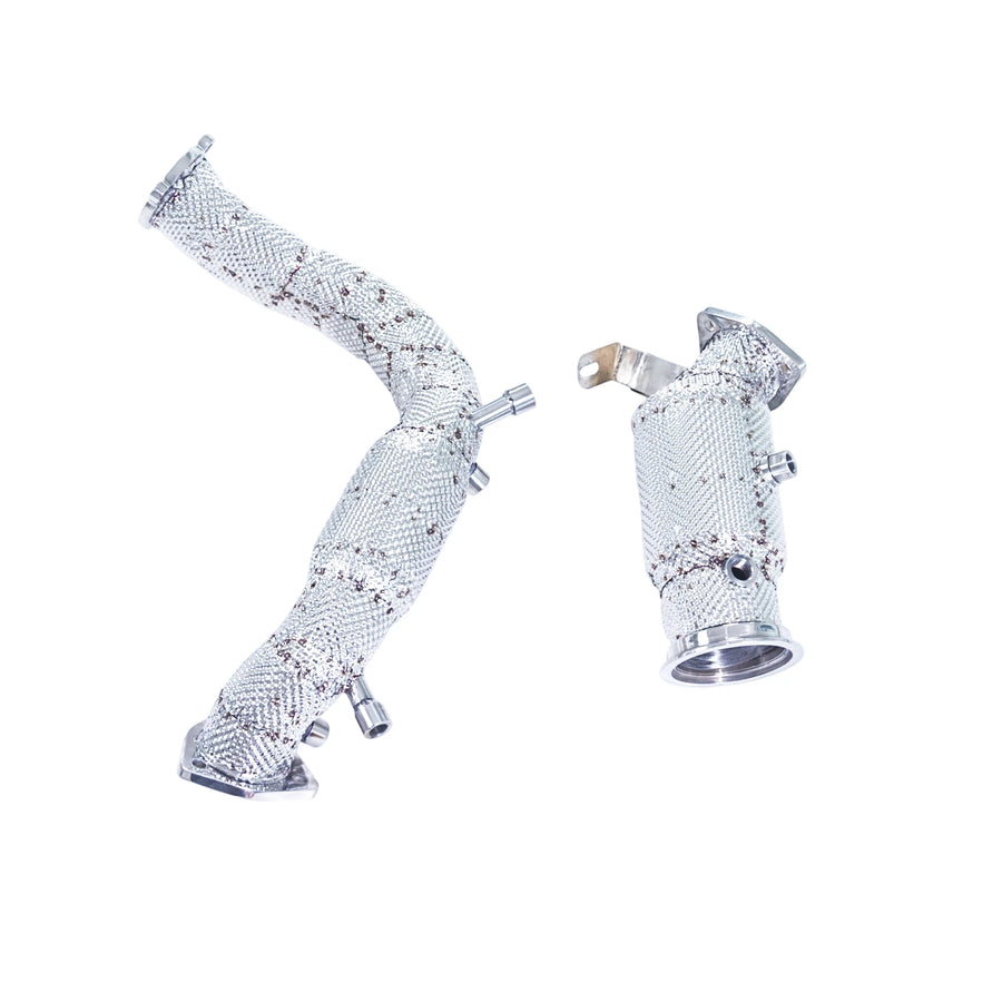 304 Stainless Steel 200-Cell Catted Downpipe for Audi A5 2.0T 4wd 2020-2021