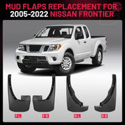 Mud Flap & Splash Guard Set for 2005–2022 Nissan Frontier