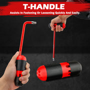 30-Piece Long-Arm Ball-End Hex and Torx Key Set