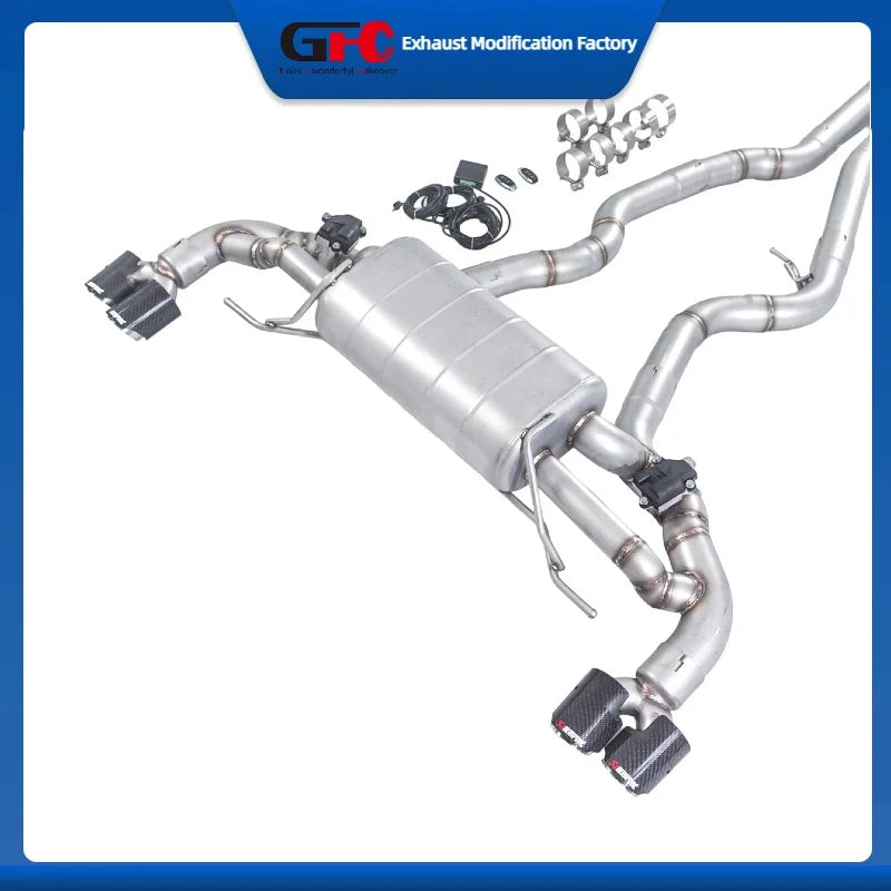 304 Stainless Steel Catback Valved Exhaust System for BMW 3.0T 2020-2024