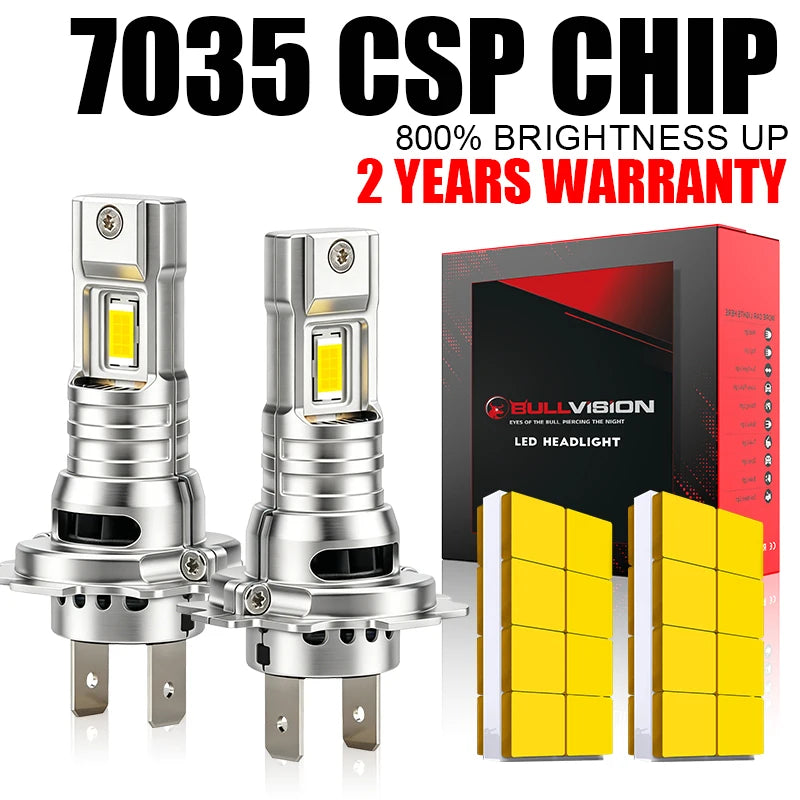 2-Piece H4/H7/H11 LED Headlight Bulb – 4300K