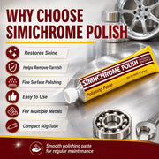 Simichrome Metal Polish Paste – 70 mL