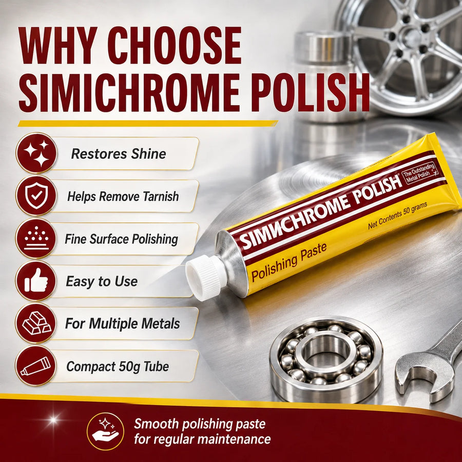 Simichrome Metal Polish Paste – 70 mL