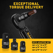 16-Piece SAE Hex Bit Impact Socket Set