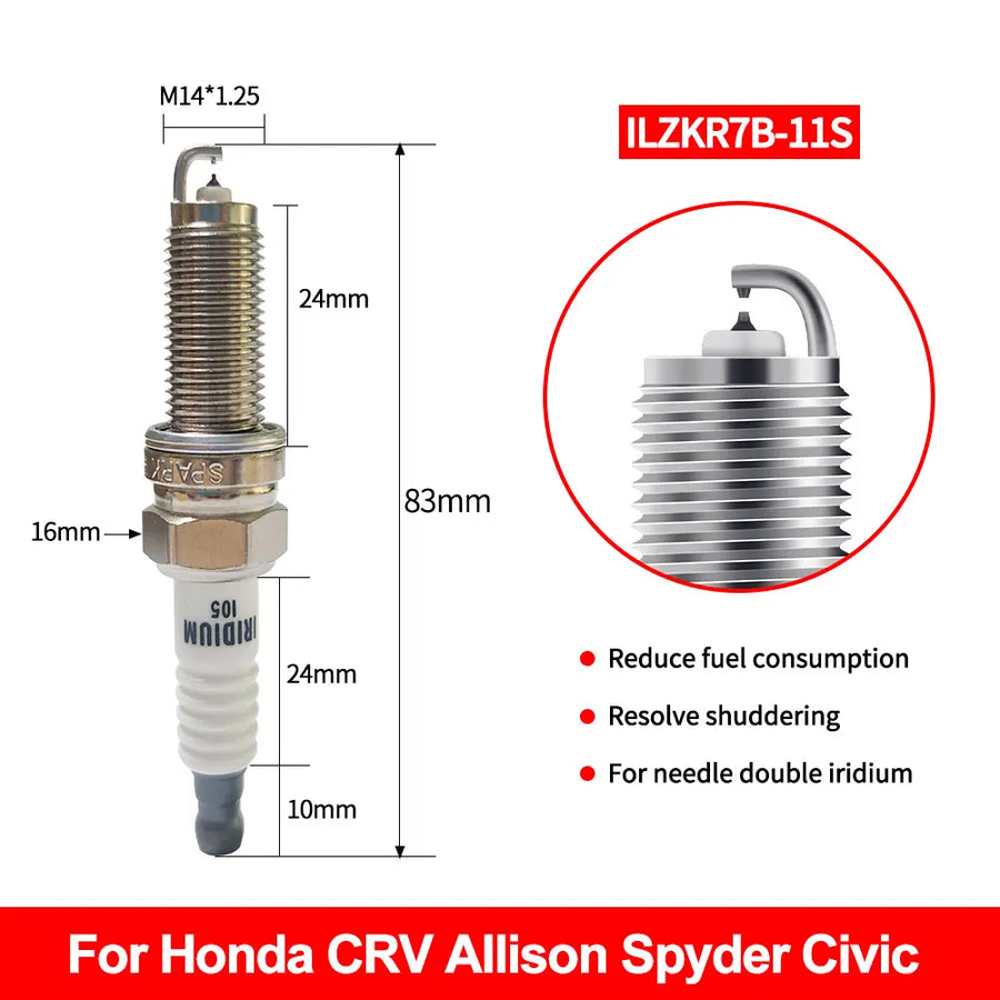 Iridium Spark Plug for Honda & Acura Models
