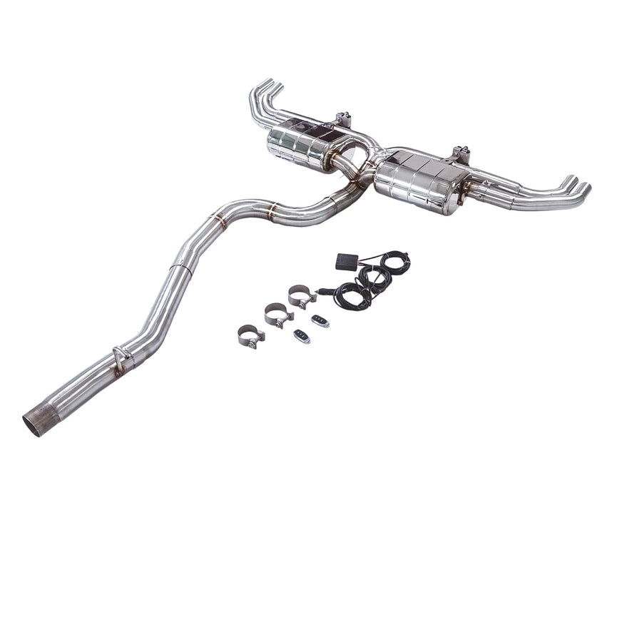 304 Stainless Steel Valved Cat-Back Exhaust System for Audi Q3 4WD 2019-2024