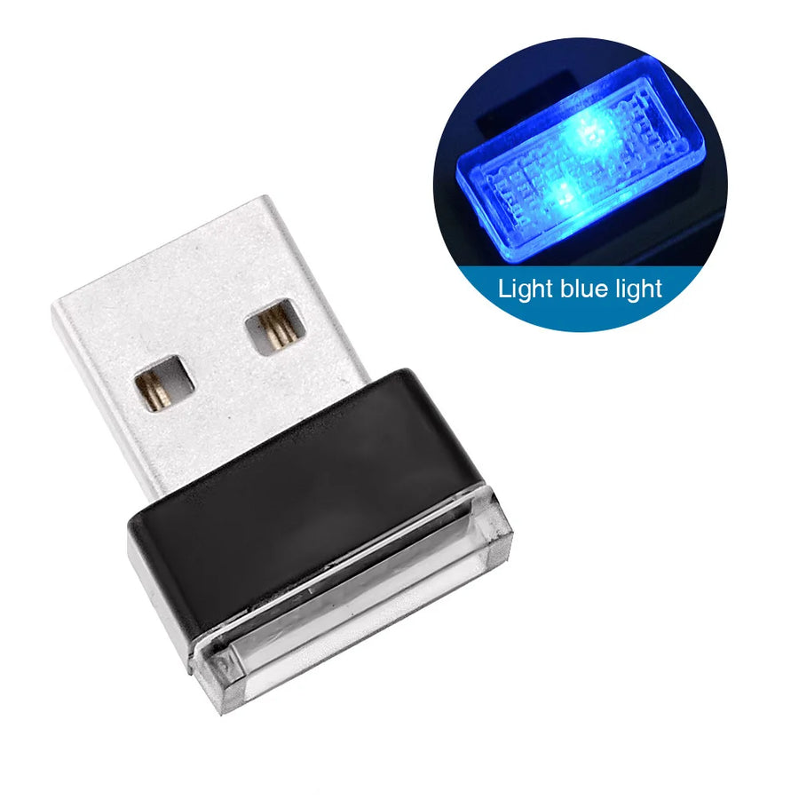 Mini USB LED Interior Accent Light – Multiple Colors