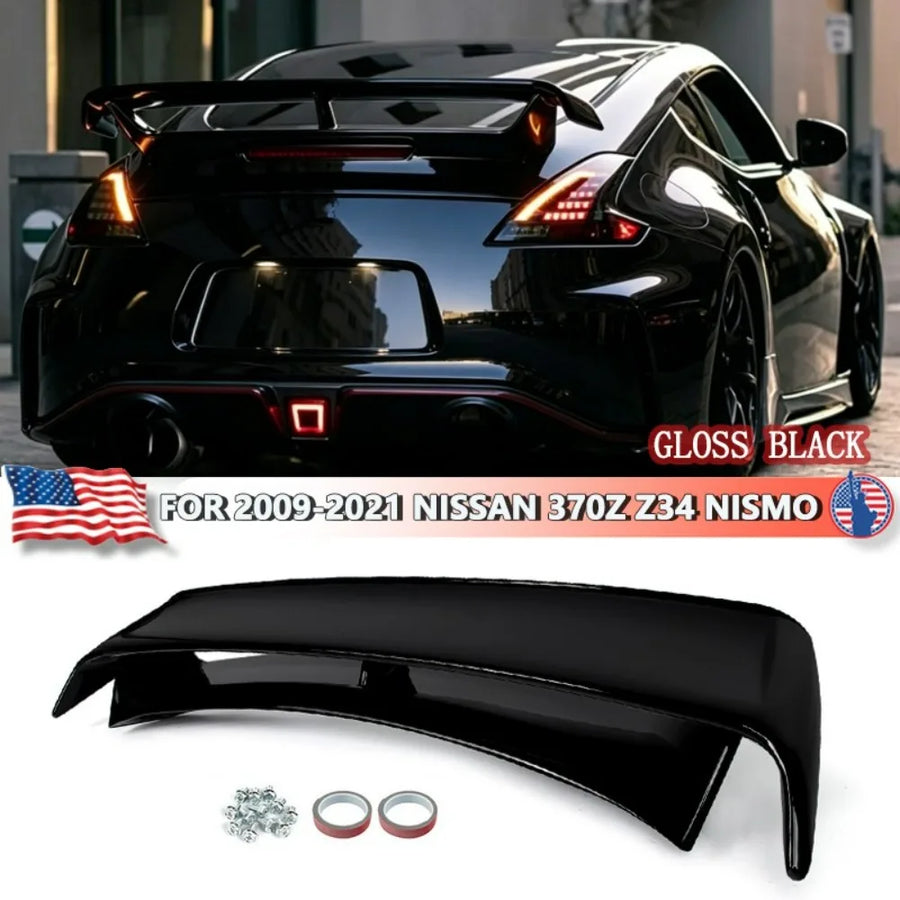 N-Style Gloss Black Trunk Spoiler for 2009–2021 Nissan 370Z Coupe