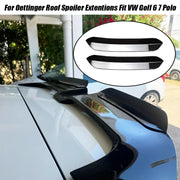 Gloss Black Rear Roof Spoiler for 2012 Volkswagen Golf/Polo