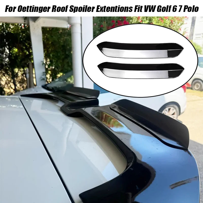 Gloss Black Rear Roof Spoiler for 2012 Volkswagen Golf/Polo