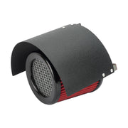 Universal High-Flow Cold Air Intake Filter with Stainless Steel Heat Shield