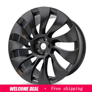 21 × 10.5 in Matte Black Rear Wheel for 2020–2024 Tesla Model Y