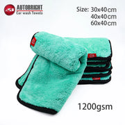 1200 GSM Microfiber Car Drying Towel - Size Options