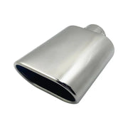 Universal Square Stainless Steel Exhaust Tip, 2.25-Inch