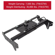 Under-Bed Gooseneck Trailer Hitch System for 1999–2016 Ford F-250/F-350