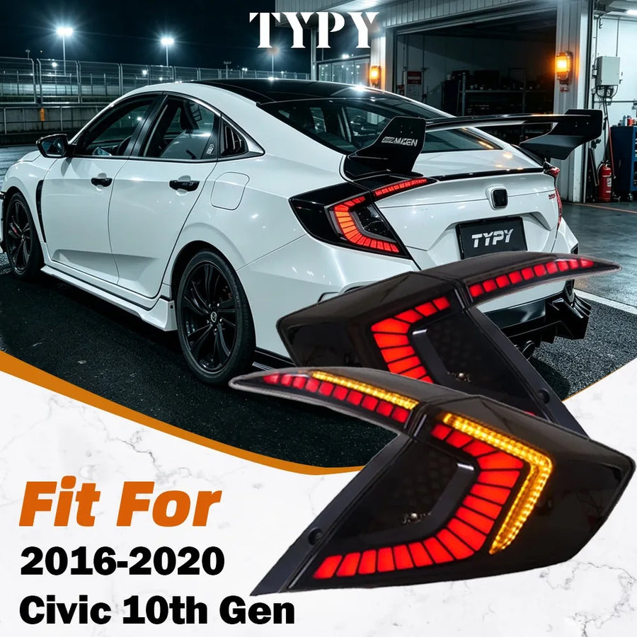 LED Tail Light Assembly Set for 2016–2020 Honda Civic