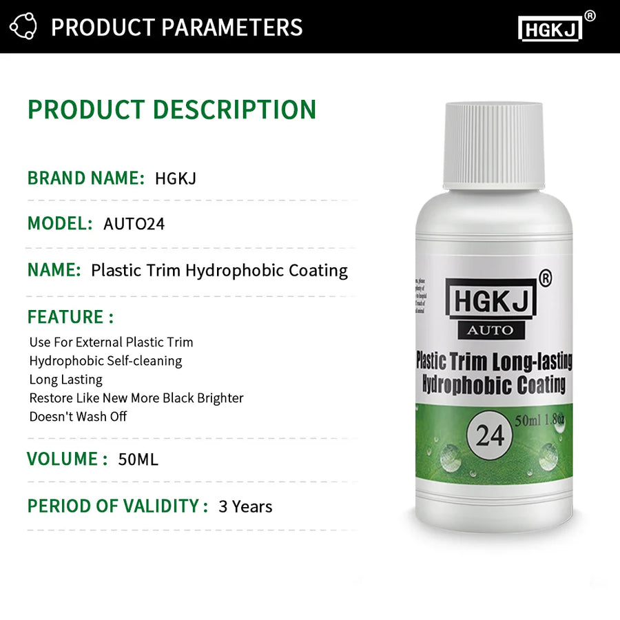 Back-to-Black Plastic and Rubber Trim Restorer