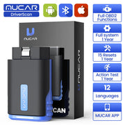 MUCAR DriverScan Bidirectional All-System OBD2 Scanner with 15 Service Functions