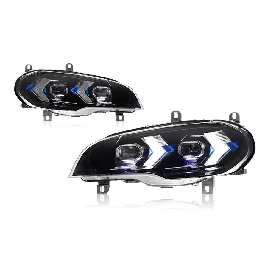 LED Headlight Assembly Set for 2007–2013 BMW X5