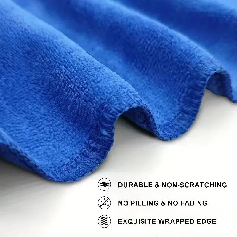 Lint-Free Microfiber Cleaning Cloths for Automotive Detailing