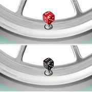 Aluminum Dice Tire Valve Stem Caps – Universal Dust Covers for Cars, Trucks