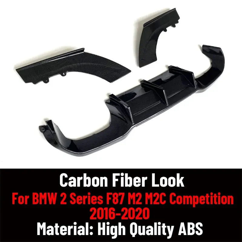 Rear Bumper Diffuser for BMW 2 Series M2 M2C Competition 2016-2020