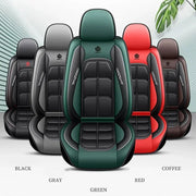 Universal Leather-look Car Seat Cover and Cushion Set
