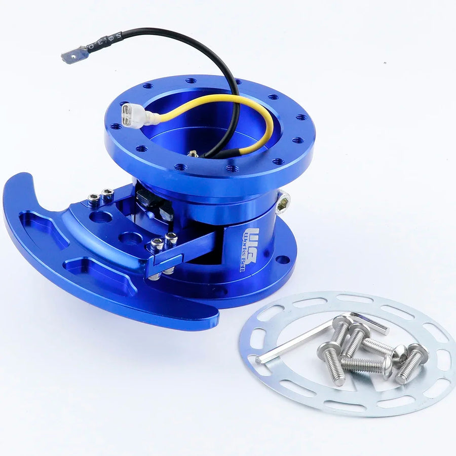Works Bell GTC 90° Quick-Release Steering Wheel Hub Adapter