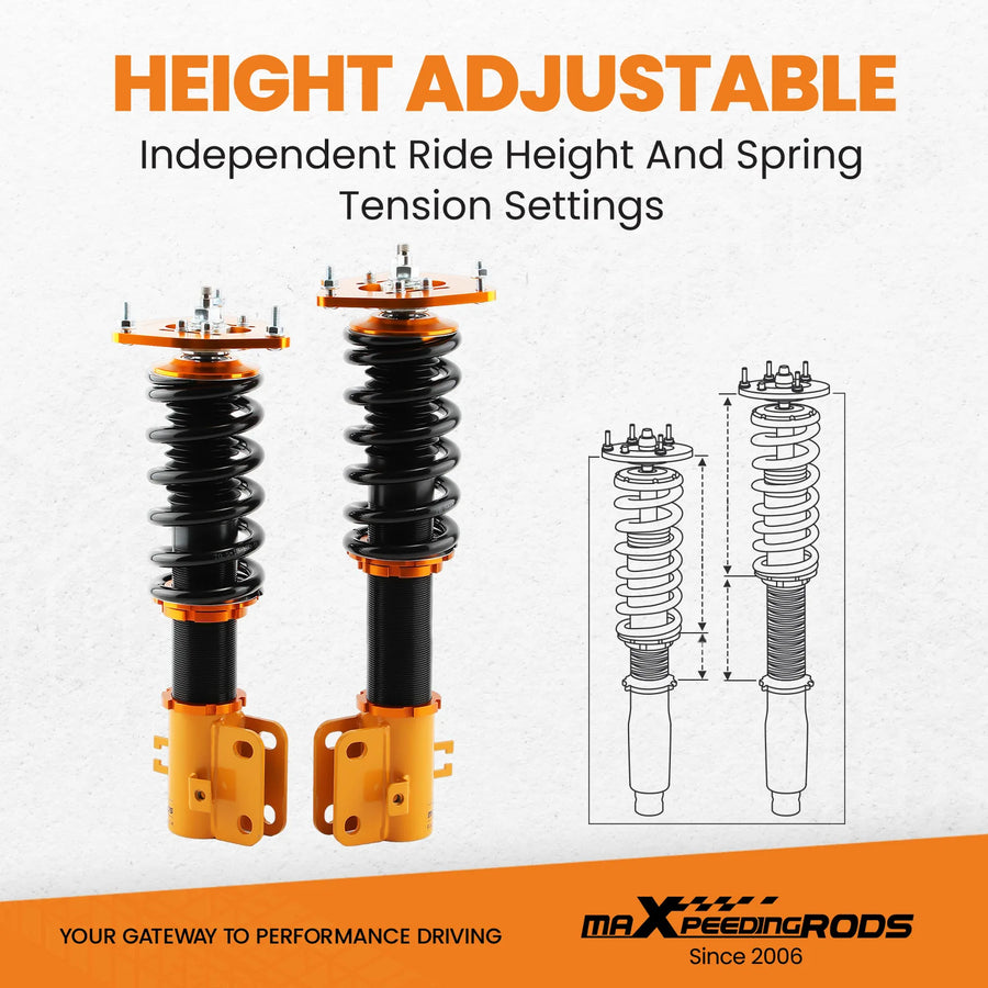 24 Way Adjust Damper Coilover Lowering Kit for Subaru Ley 2000-2004 BE Sedan