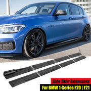 8-Piece 86.6-Inch Side Skirt Extension Kit for BMW