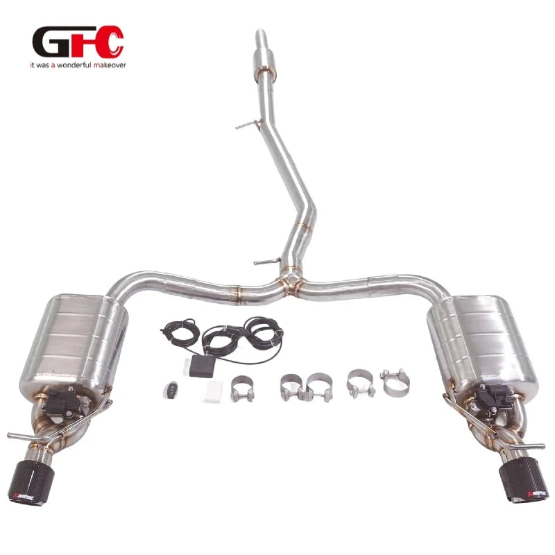 304 Stainless Steel Valved Cat-Back Exhaust System for Ford Explorer 2013-2018